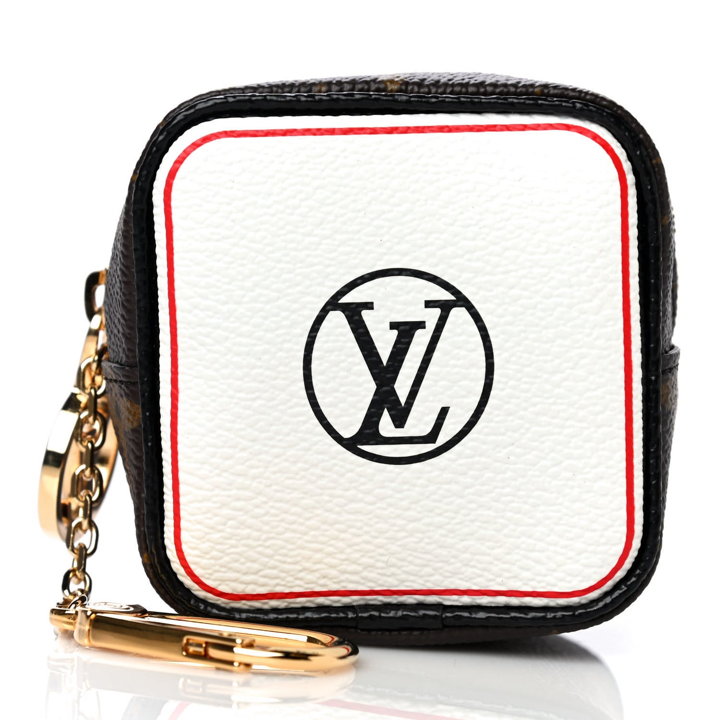 Monogram Game On Cube Coin Purse