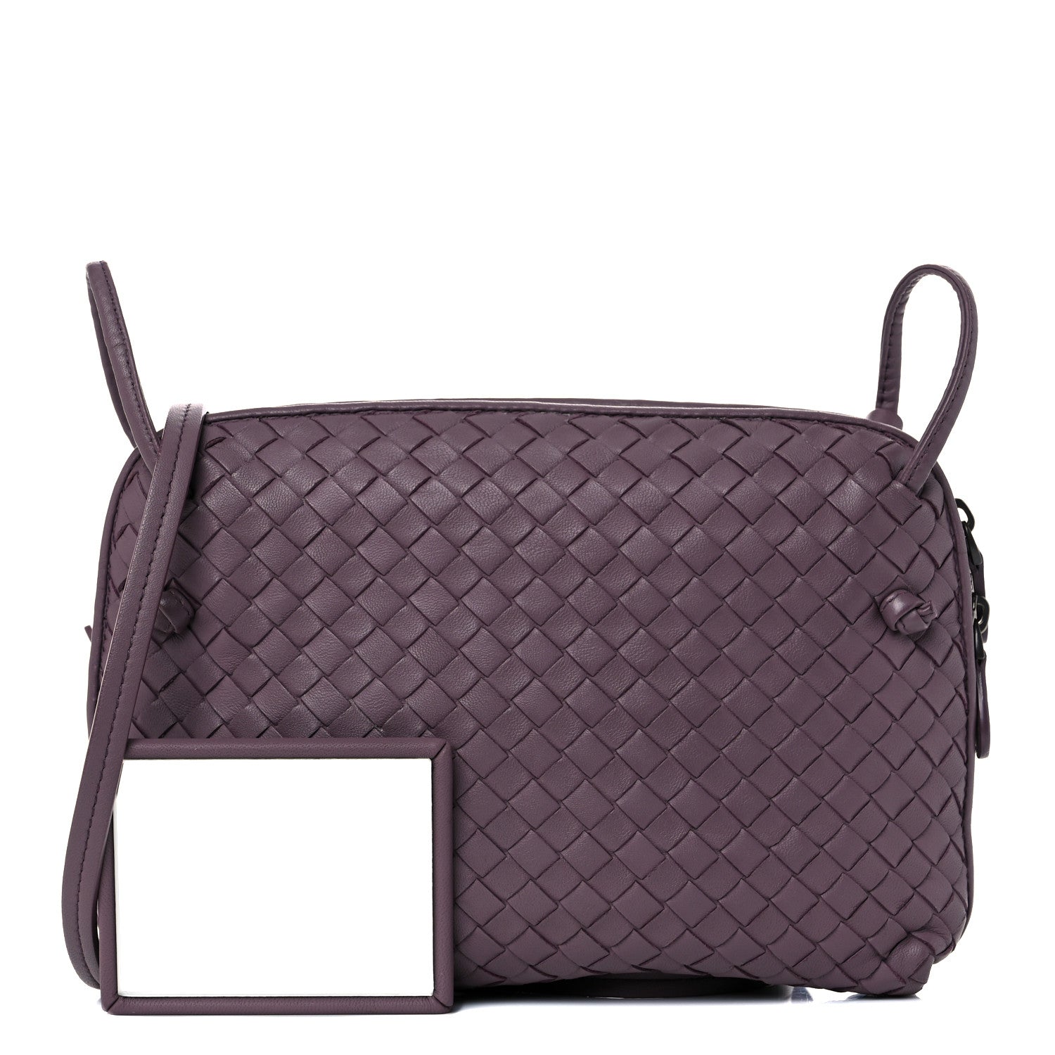 Bottega Veneta Nappa Intrecciato Pillow Crossbody Messenger Dark Purple 1 of 13