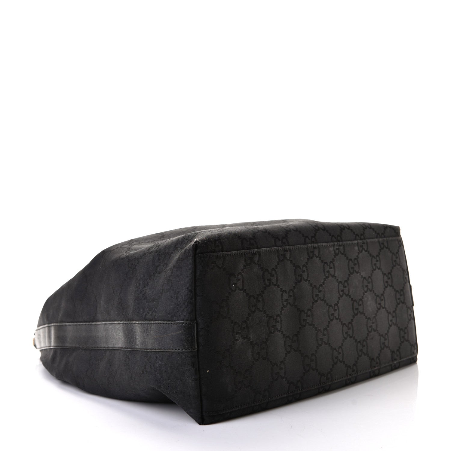 Gucci Nylon Monogram Hobo Black 4 of 10