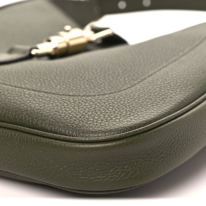 Gucci Grand Prix Calfskin Medium Jackie 1961 Hobo Dark Green 10 of 10