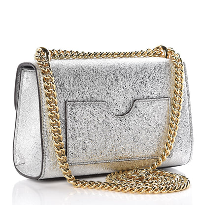Gucci Galassia Small Padlock Shoulder Bag Argento 4 of 8