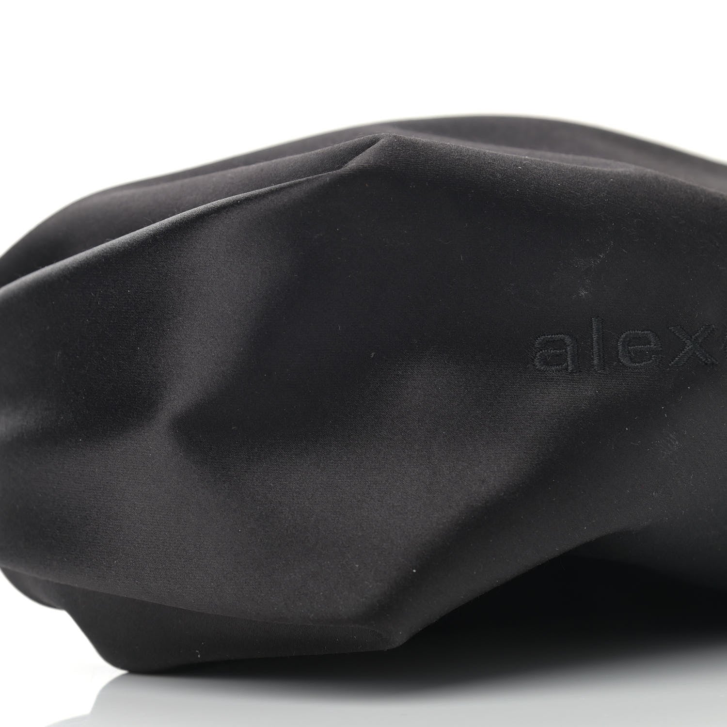 Alexander Wang Satin Mini Scrunchie Bag Black 8 of 9