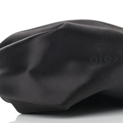 Alexander Wang Satin Mini Scrunchie Bag Black 8 of 9