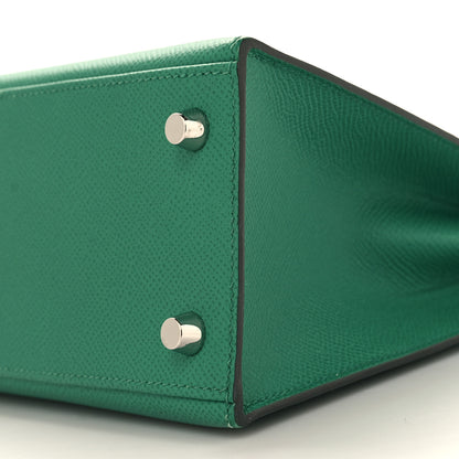 Hermes Epsom Kelly Sellier 25 Vert Jade 10 of 11