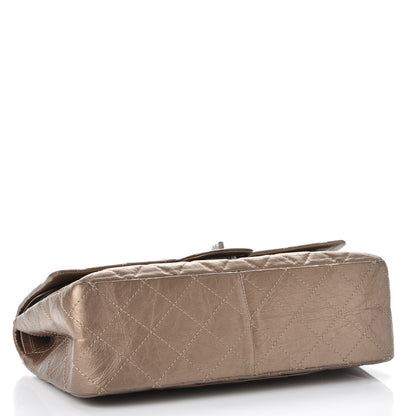 Chanel Metallic Aged Calfskin Quilted 2.55 Reissue 227 Flap Gold 5 of 12