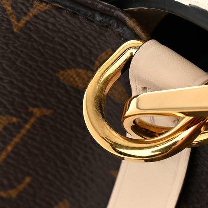 Louis Vuitton Monogram Braided Montaigne MM Creme Beige 12 of 16