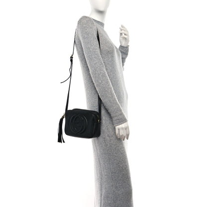 Gucci Pebbled Calfskin Small Soho Disco Bag Black 2 of 11