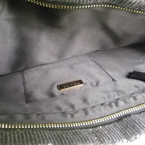 Prada Ombre Sequin Clutch Black 6 of 9