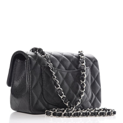 Chanel Caviar Quilted Mini Rectangular Flap Black 3 of 8