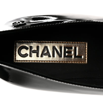 Chanel Patent Pumps 36.5 Black 6 of 9