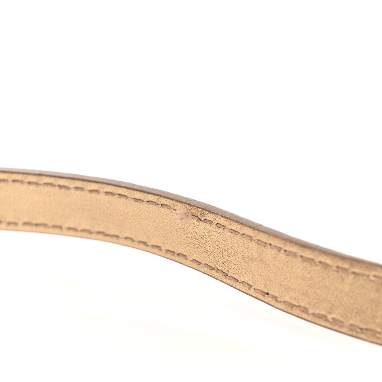 Hammered Calfskin Double Handle Small Amy Tote Neutral Gold