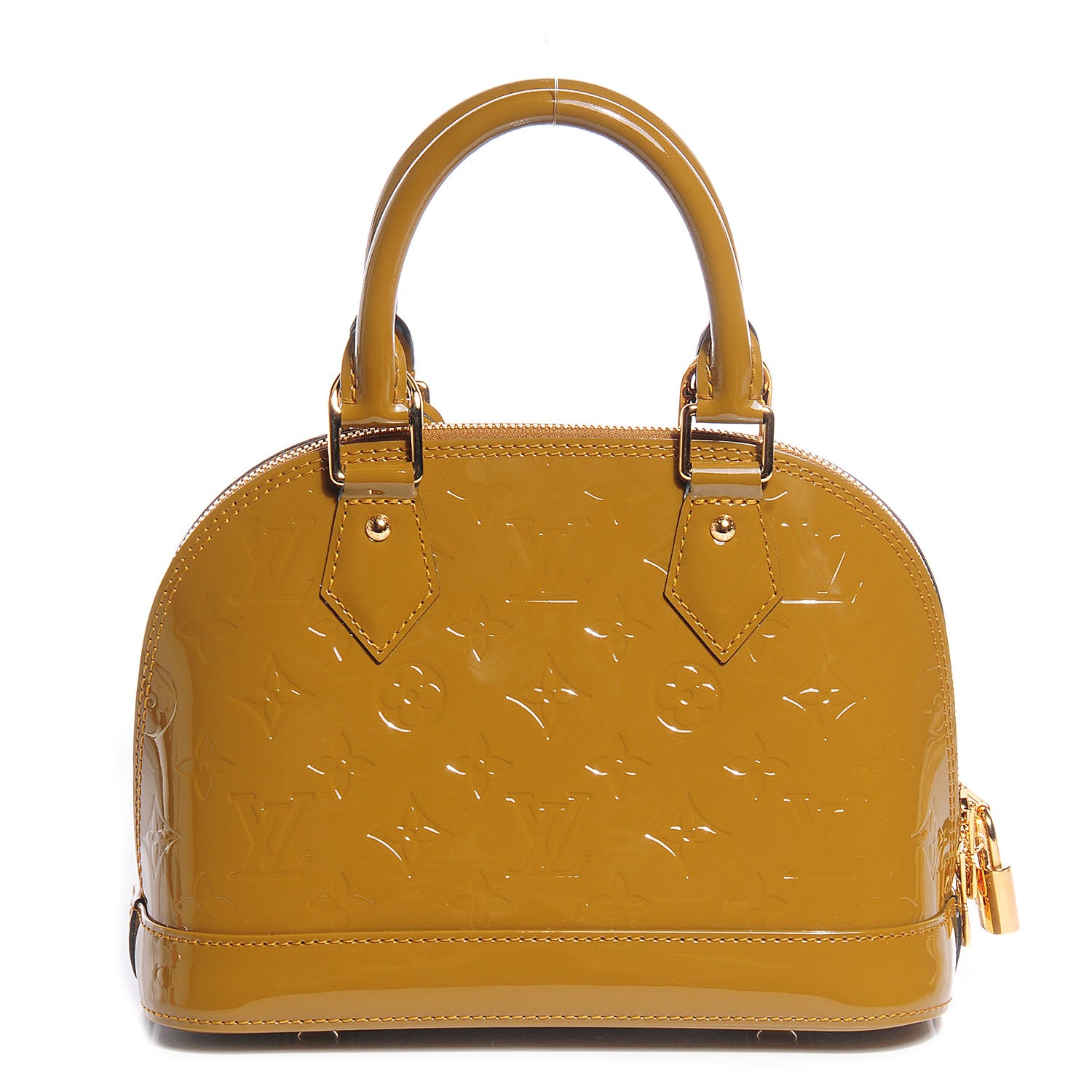 Louis Vuitton Vernis Alma BB Vert Olive 1 of 7