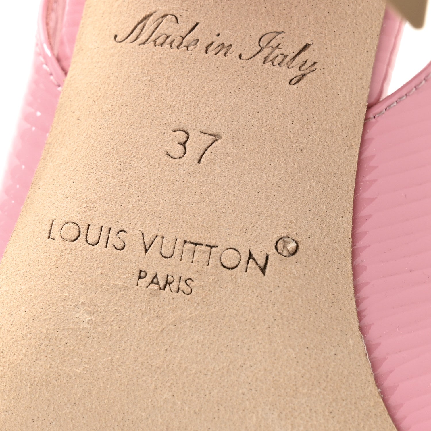Louis Vuitton Electric Epi Shake Slingback Pumps 37 Pink 7 of 10
