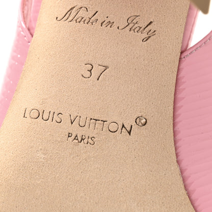 Louis Vuitton Electric Epi Shake Slingback Pumps 37 Pink 7 of 10