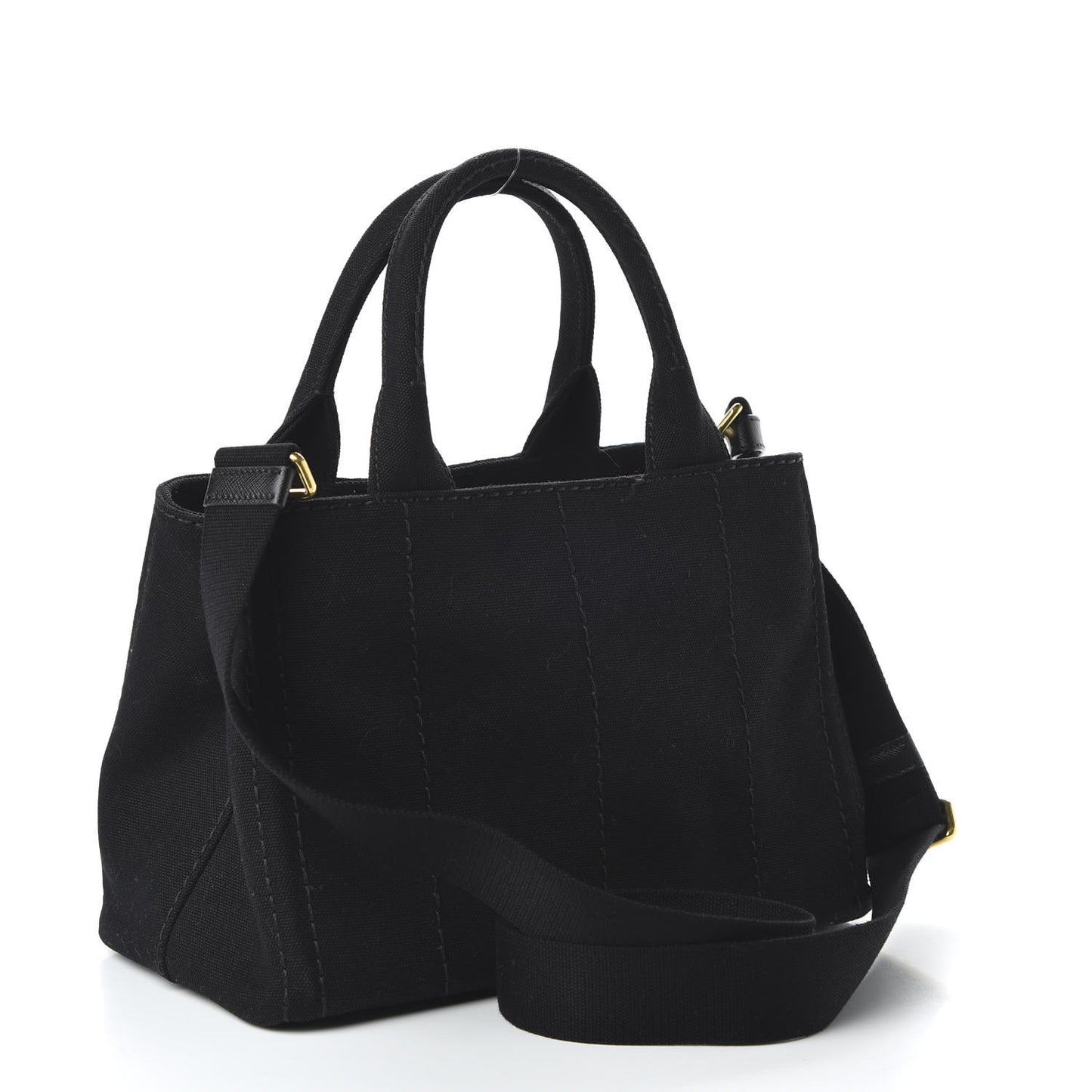Canapa Small Logo Tote Black