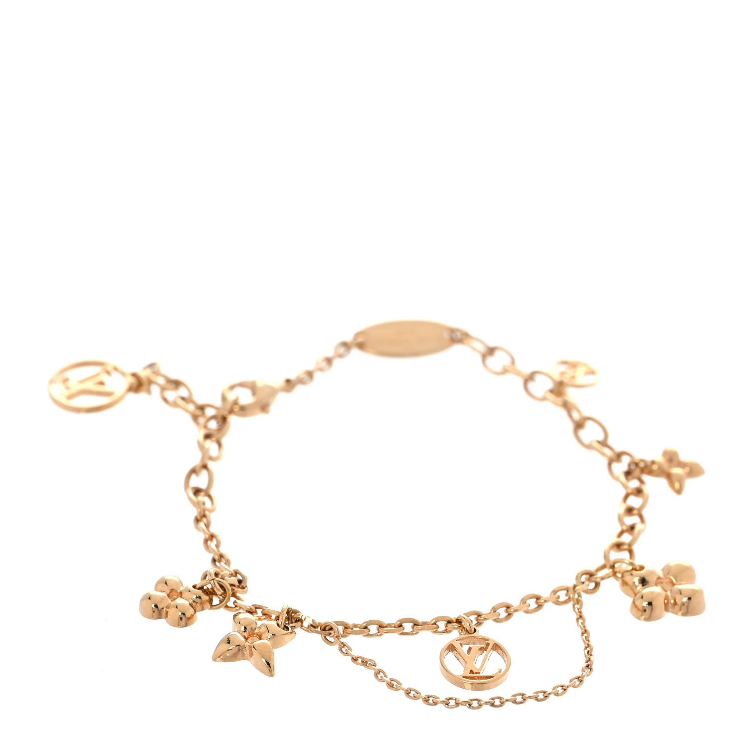 Louis Vuitton Metal Monogram Blooming Supple Bracelet 1 of 5