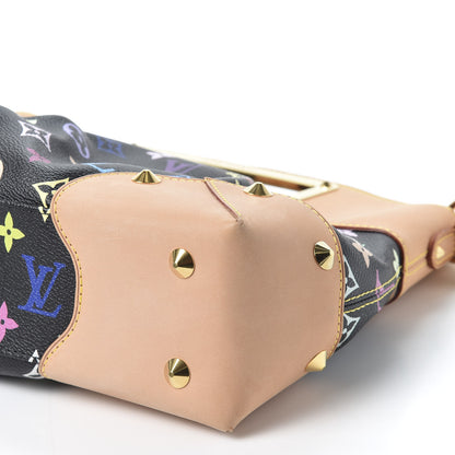 Louis Vuitton Monogram Multicolor Judy MM Black 6 of 8