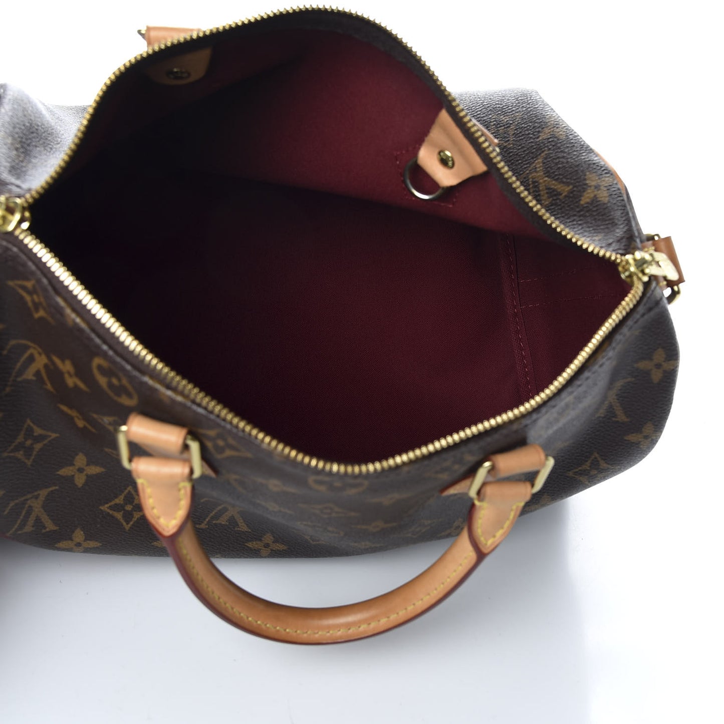 Monogram My LV Heritage Speedy Bandouliere 30 Bordeaux Black