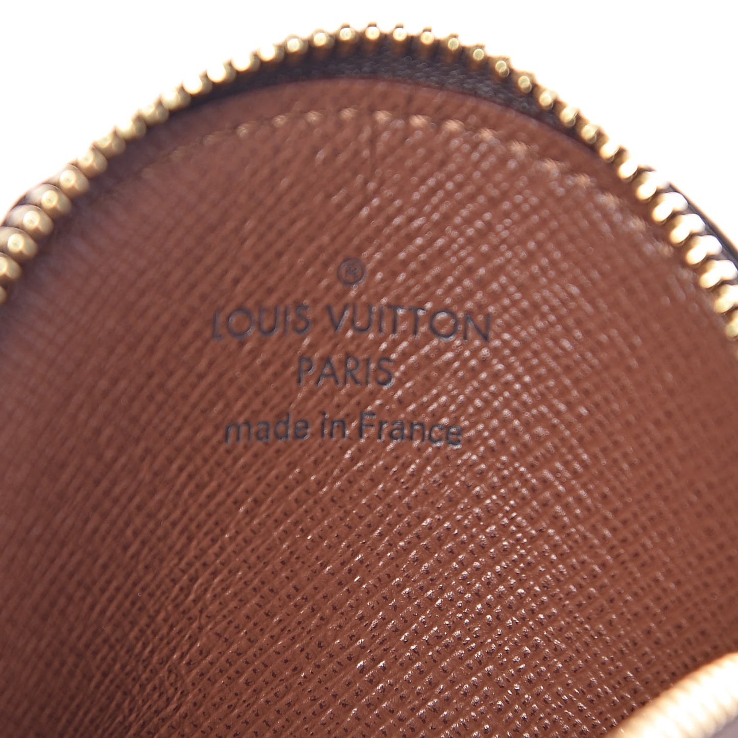 Monogram Round Coin Purse
