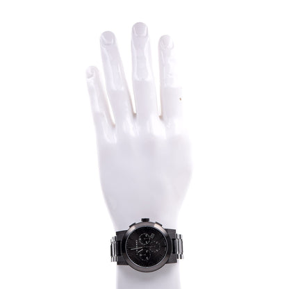 Burberry PVD Stainless Steel 42mm Chronograph Quartz Watch Black BU9354 2 of 7