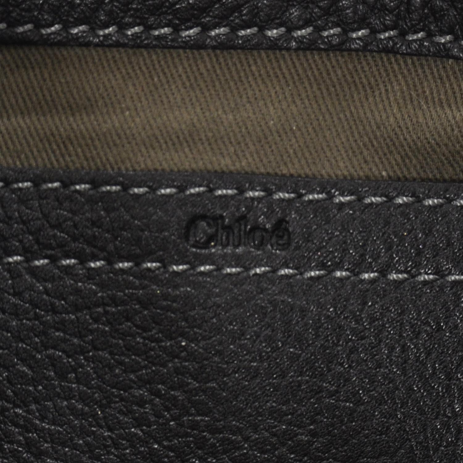 Chloe Leather Marcie Round Crossbody Bag Black 7 of 9