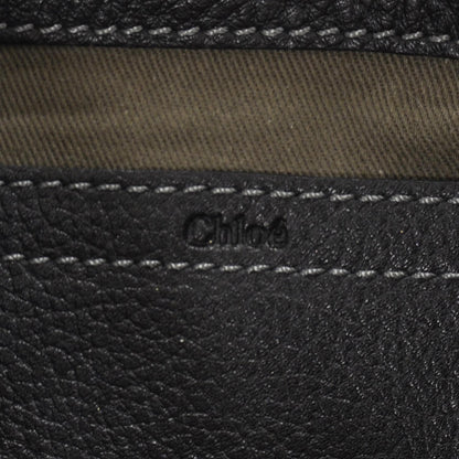 Chloe Leather Marcie Round Crossbody Bag Black 7 of 9