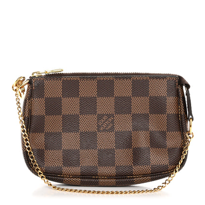 Louis Vuitton Damier Ebene Mini Pochette Accessories 1 of 10