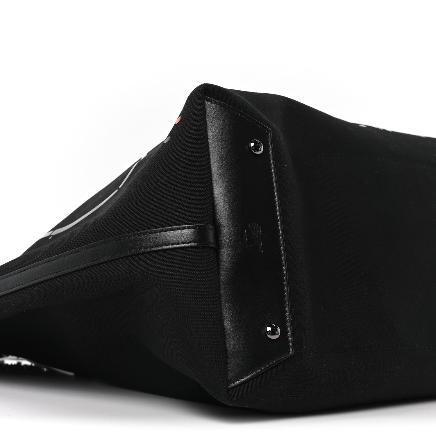 Christian Louboutin Canvas Frangibus Tote Black 8 of 9