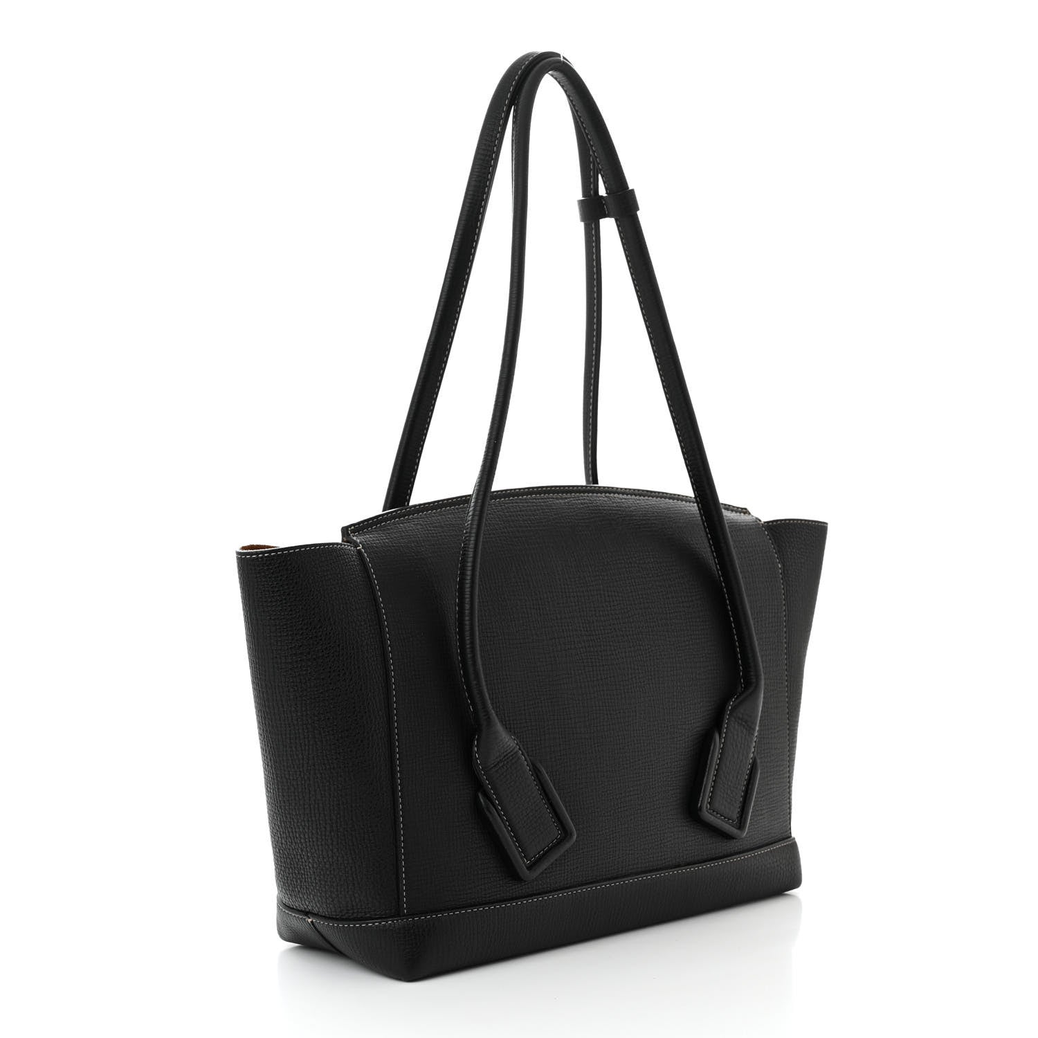 Bottega Veneta Grainy Calfskin Small Arco Black 3 of 11