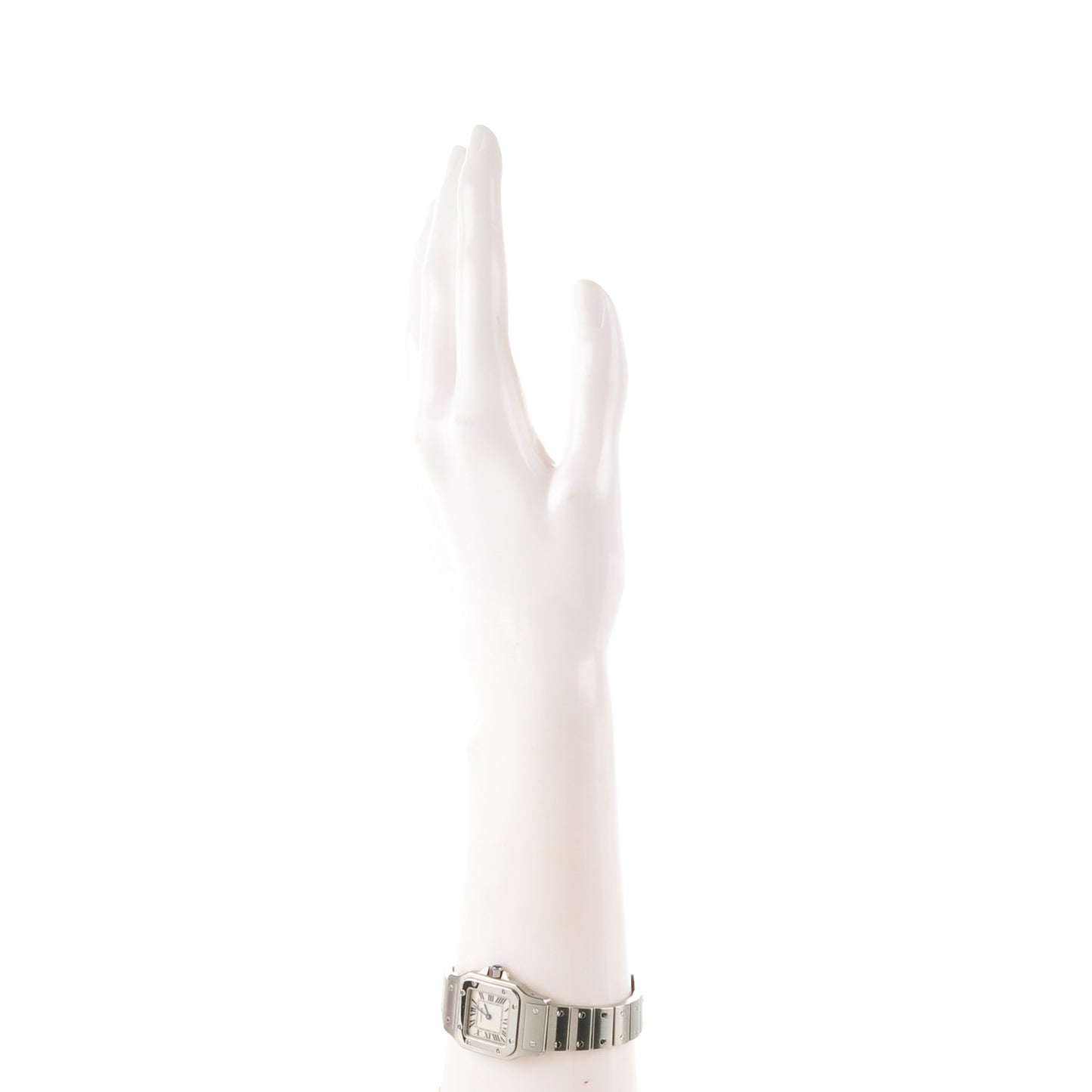Stainless Steel 24mm Santos de Galbee Quartz Watch