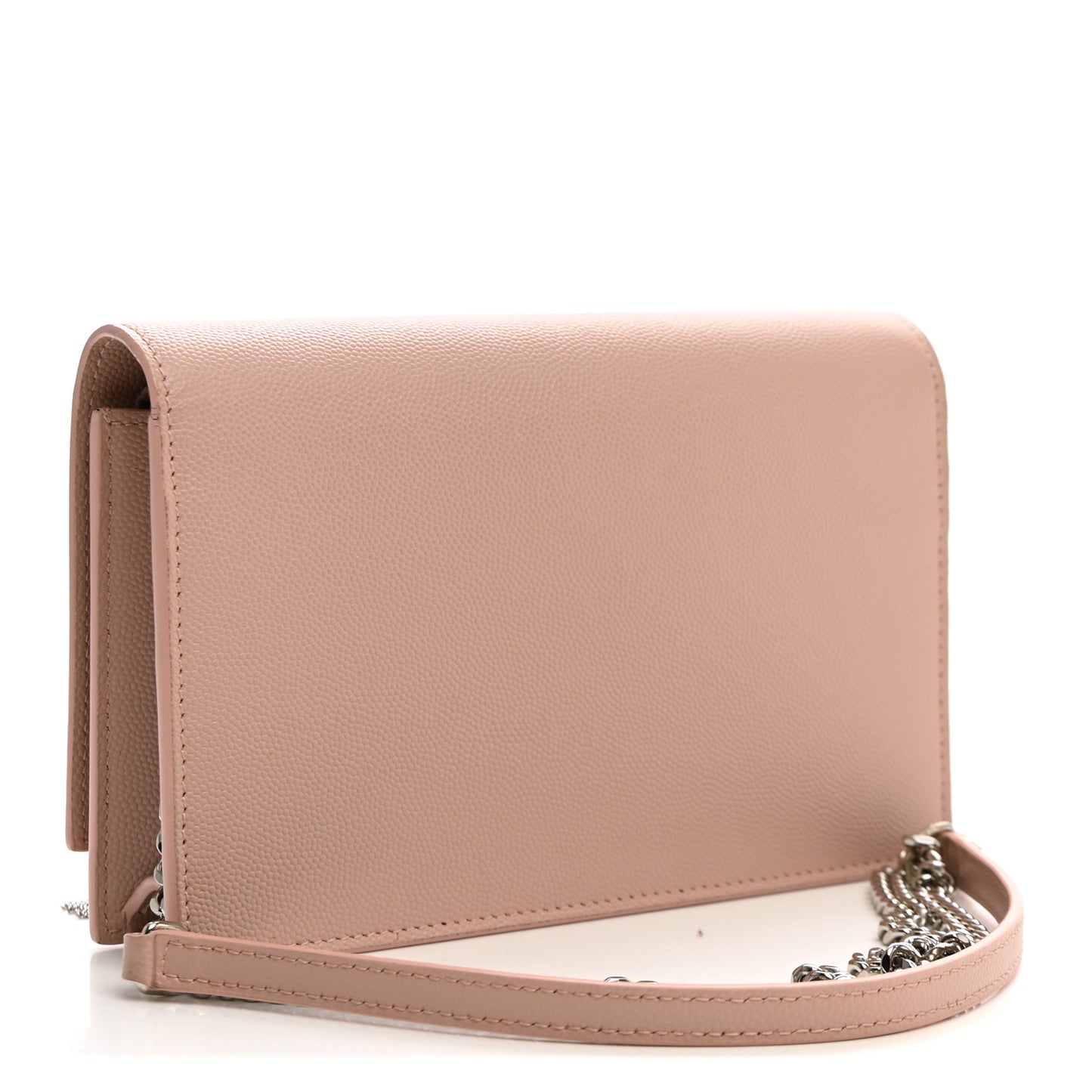 Grain De Poudre Classic Monogram Kate Tassel Chain Wallet Pale Pink