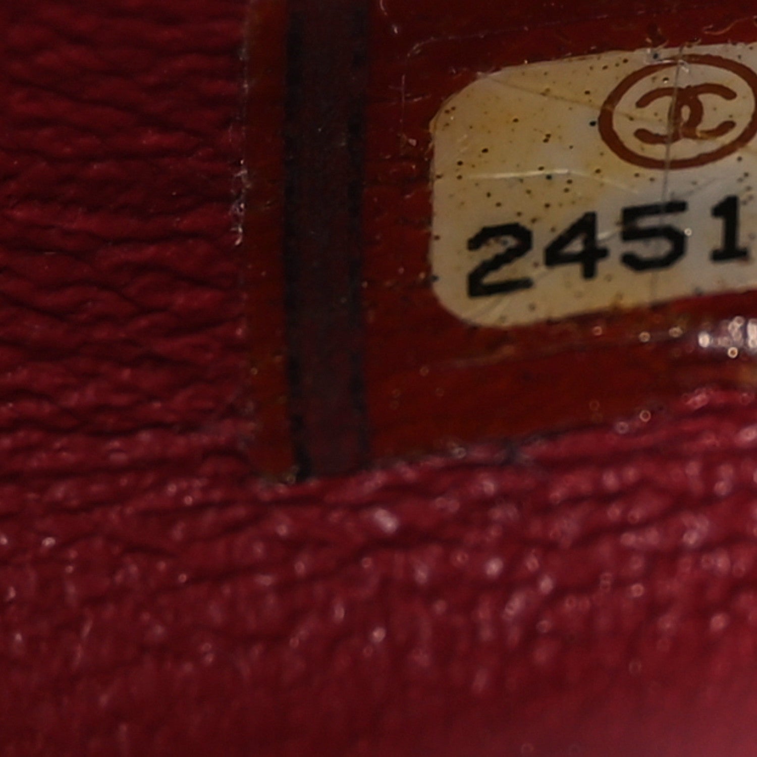 Chanel Caviar Quilted Mini Square Flap Red 9 of 13