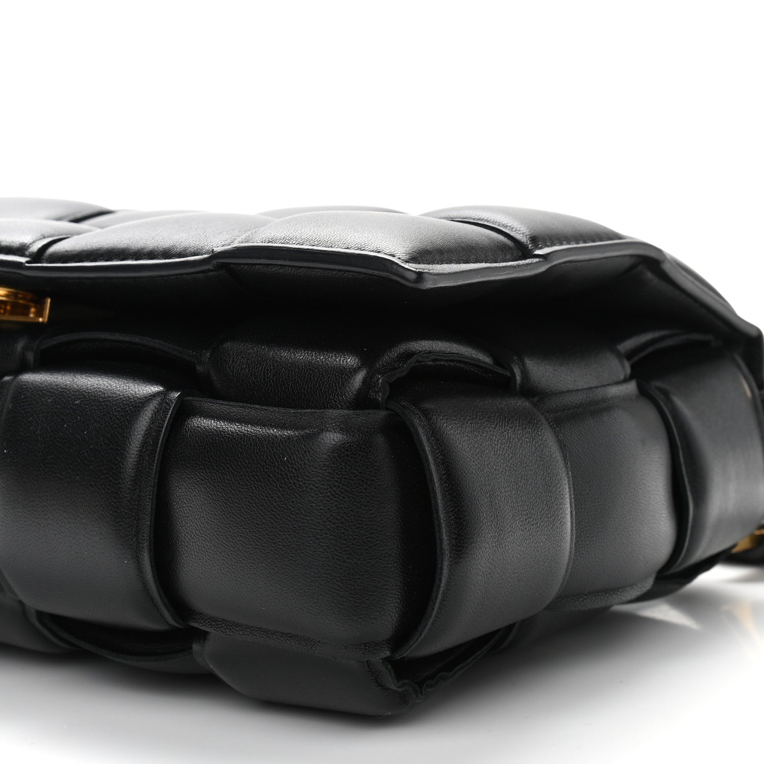 Bottega Veneta Nappa Maxi Intreccio Padded Cassette Crossbody Bag Black 10 of 13