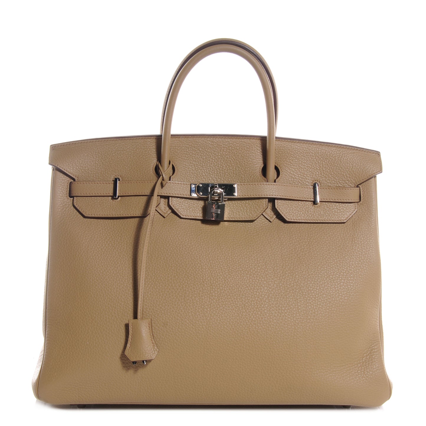 Taurillon Clemence Birkin 40 Tabac Camel