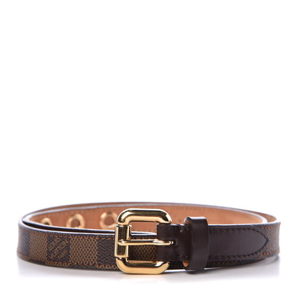 Louis Vuitton Damier Ebene 20mm Belt 80 32 1 of 7