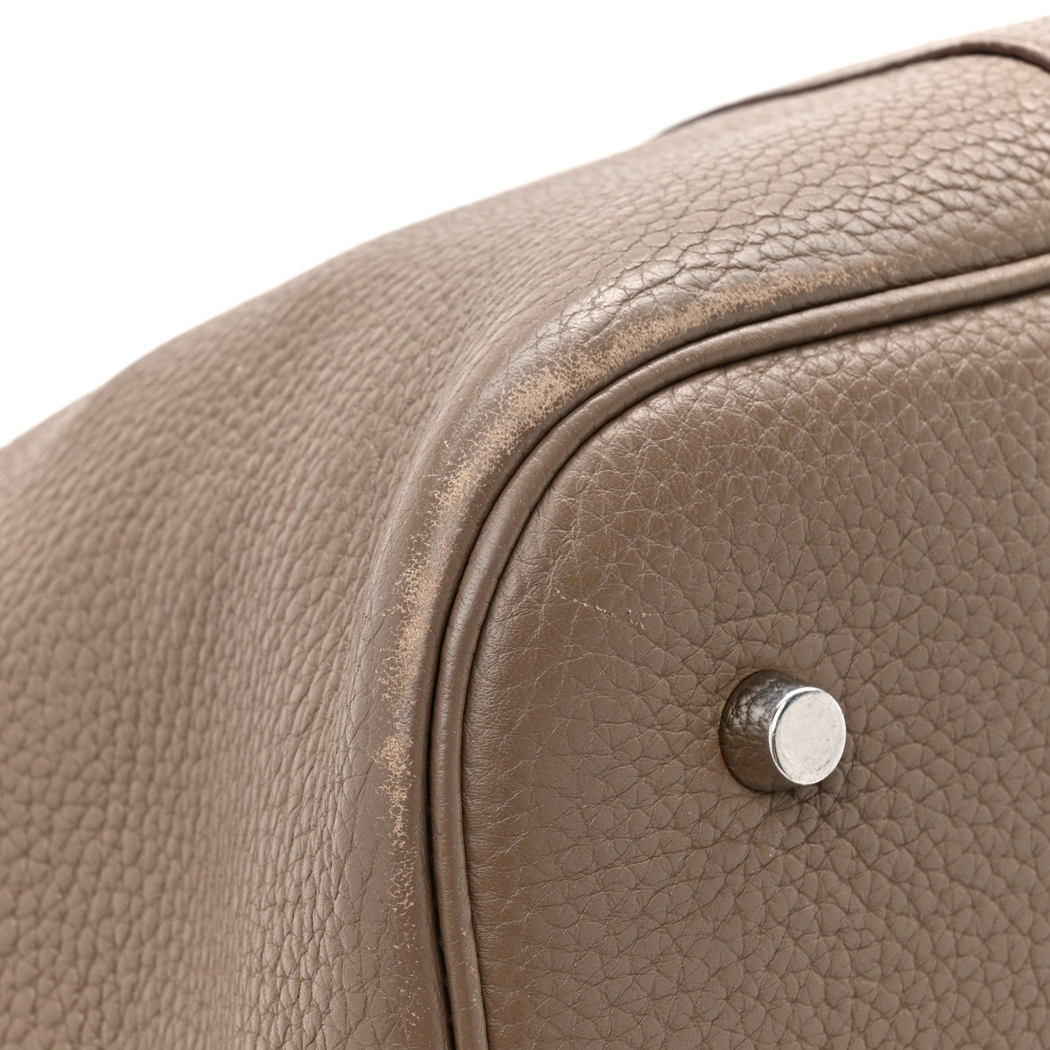 Hermes Taurillon Clemence Picotin Lock TGM Etoupe 10 of 13