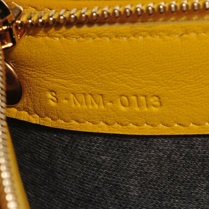 Celine Lambskin Small Trio Crossbody Bag Sun Yellow 7 of 8