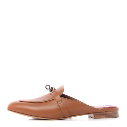 Hermes Calfskin Oz Mules 38.5 Palissandre 1 of 8