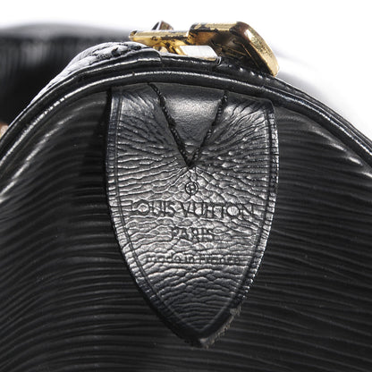 Louis Vuitton Epi Keepall 50 Black 6 of 8