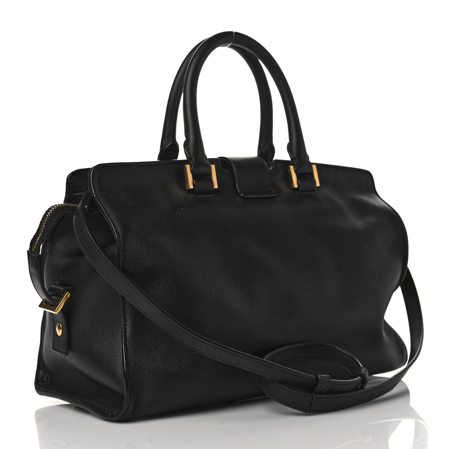 Calfskin Small Classic Y Cabas Black