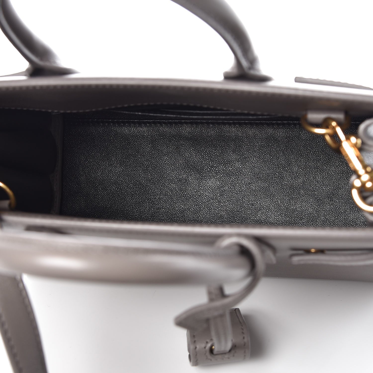 Saint Laurent Calfskin Nano Sac De Jour Fog 6 of 10