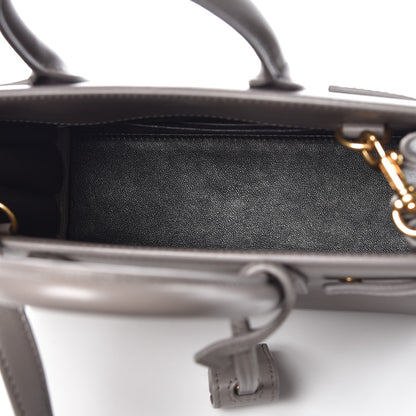 Saint Laurent Calfskin Nano Sac De Jour Fog 6 of 10