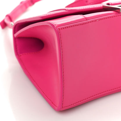 Balenciaga Shiny Box Calfskin Small Hourglass Top Handle Bag Acid Fuchsia 8 of 10