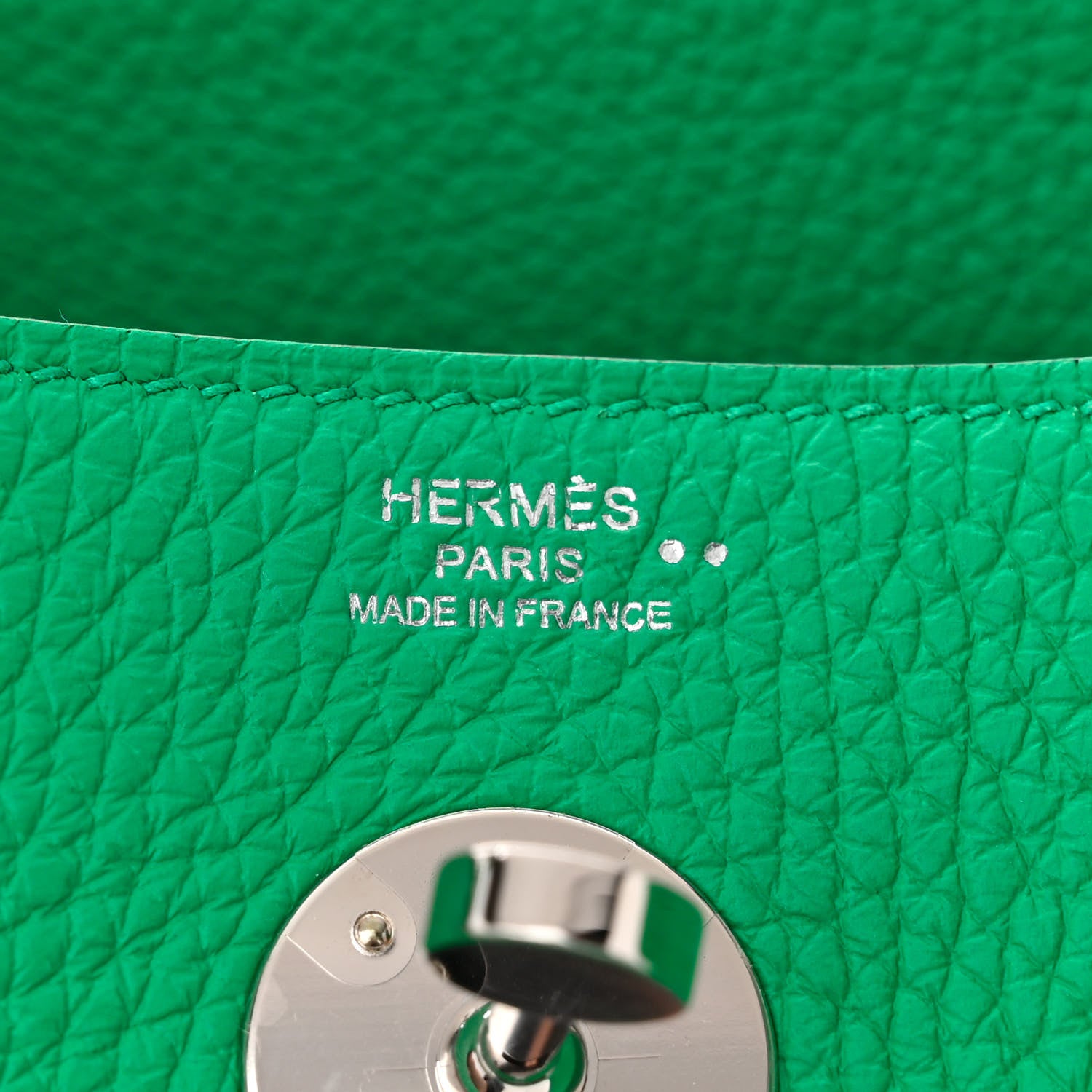 Hermes Taurillon Clemence Matte Niloticus Crocodile Touch Lindy 26 Menthe 6 of 11