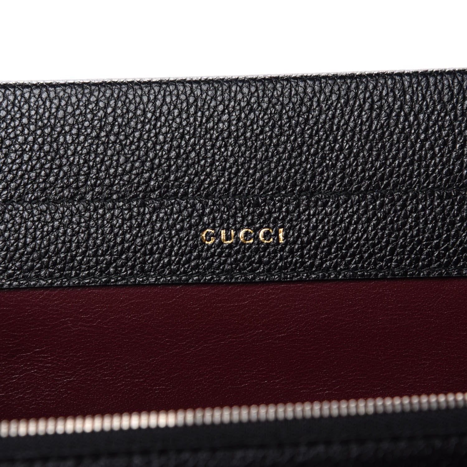 Gucci Grainy Calfskin Medium Zumi Top Handle Bag Black 8 of 11