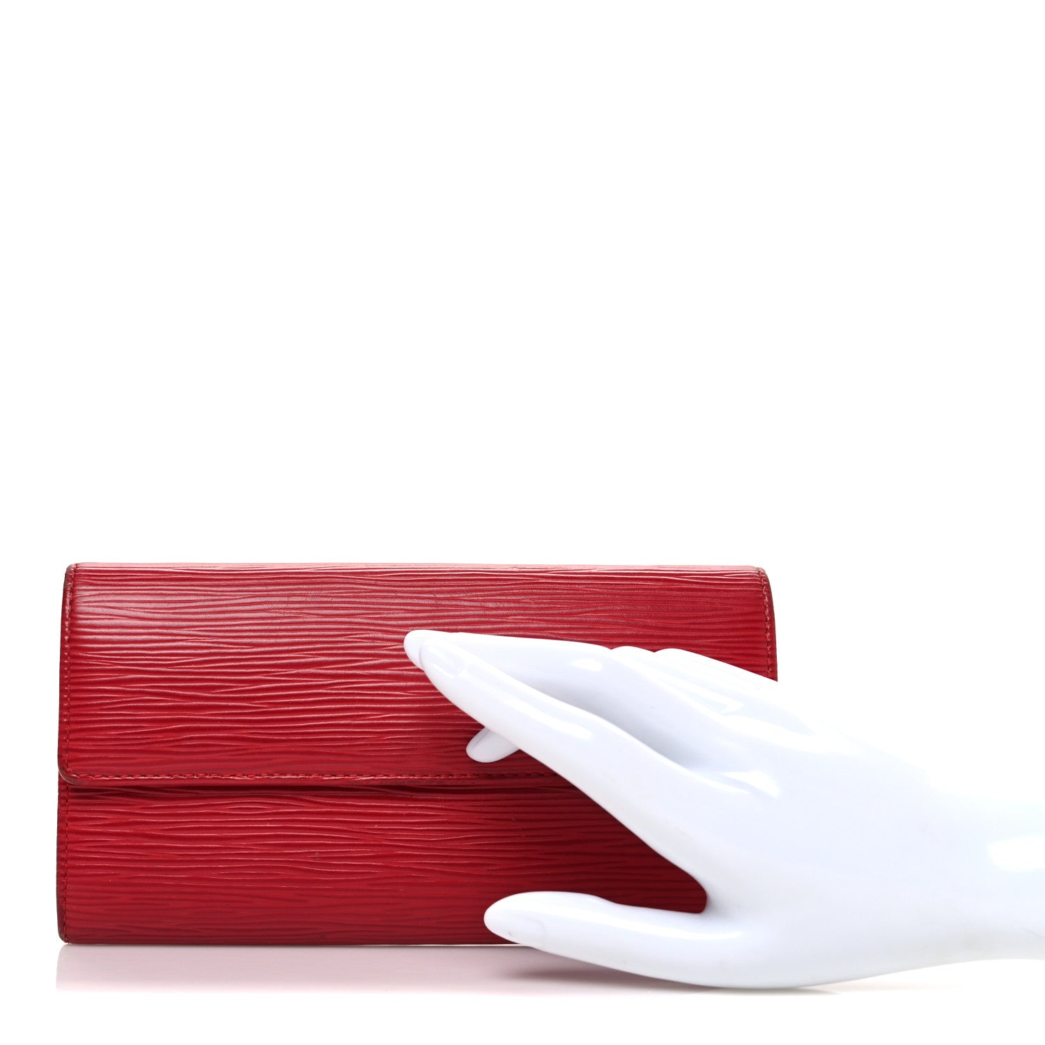 Louis Vuitton Epi Sarah Wallet Castillan Red 2 of 10