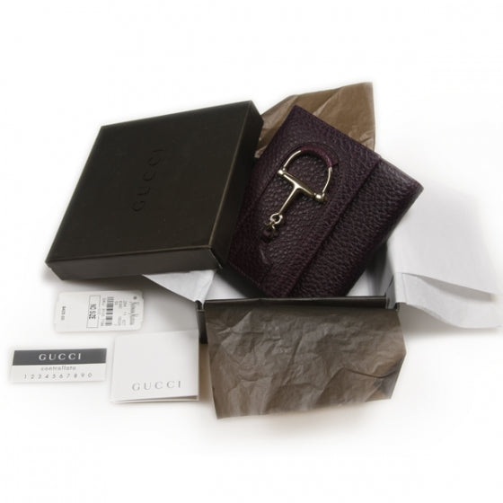 Leather Hasler Wallet Purple