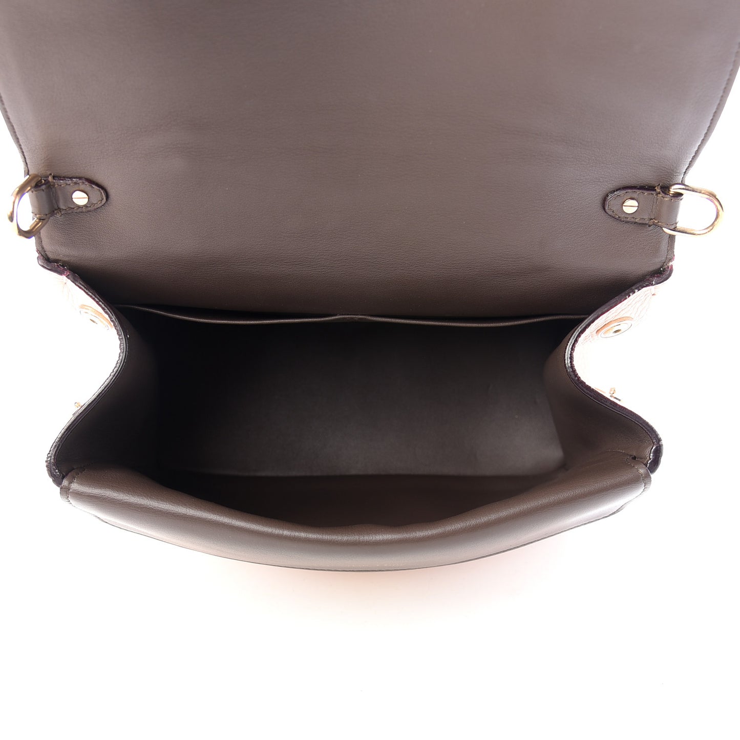 Bullcalf Small Be Dior Flap Rose Poudre