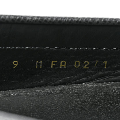 Louis Vuitton Taiga Mens Monte Carlo Car Shoe Moccasin Loafers 9 Black 8 of 10