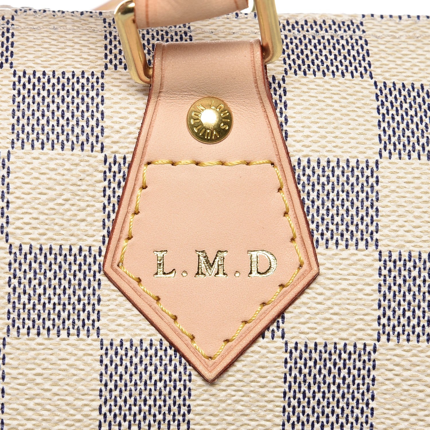 Louis Vuitton Damier Azur Speedy 30 9 of 12